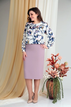 Костюм с юбкой 3627 Ивелта Плюс