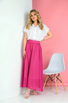 Костюм с юбкой 2545 фуксия Ивелта Плюс