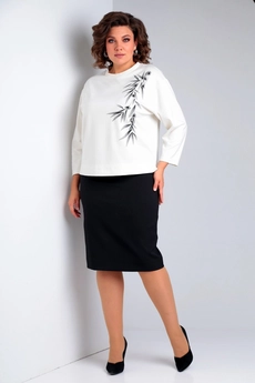 Костюм с юбкой 2553 Ивелта Плюс