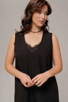 Платье-сарафан 2521 черный JRSy