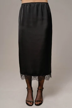 Юбка 2619 черное кружево JRSy