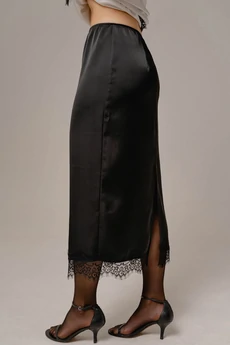Юбка 2619 черное кружево JRSy