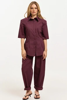 Блузка 2683 баклажан JRSy