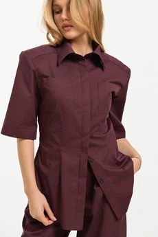 Блузка 2683 баклажан JRSy