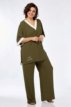 Костюм брючный 3062 хаки Jurimex