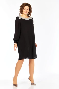 Платье 028 черный KAUHANKA