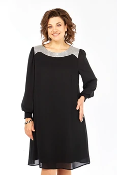 Платье 028 черный KAUHANKA