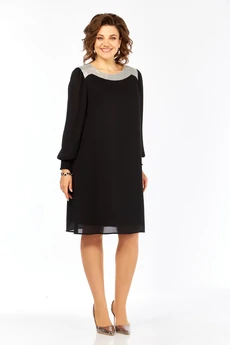 Платье 028 черный KAUHANKA