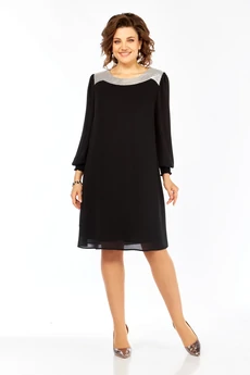 Платье 028 черный KAUHANKA