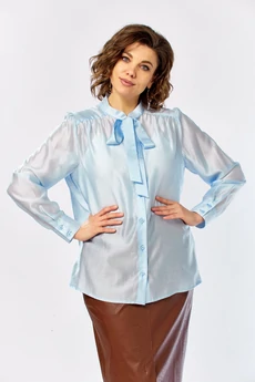 Блузка         033 голубой KAUHANKA