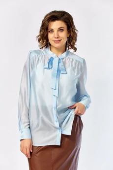 Блузка         033 голубой KAUHANKA