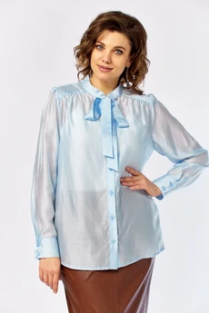 Блузка         033 голубой KAUHANKA