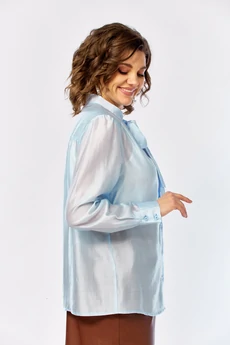 Блузка         033 голубой KAUHANKA