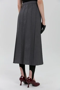 Юбка М149 серый KUDA GLAZA GLYADYAT