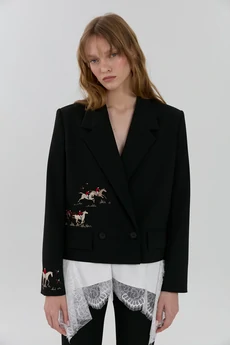 Жакет М150 черный KUDA GLAZA GLYADYAT