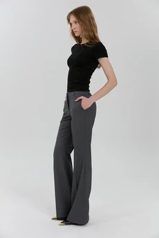 Брюки М154 серый KUDA GLAZA GLYADYAT