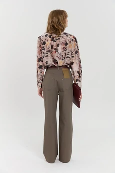 Джинсы М160 дымка KUDA GLAZA GLYADYAT