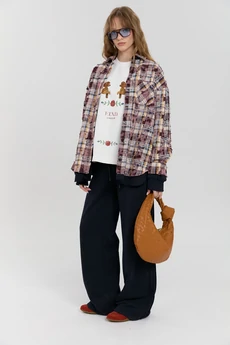 Рубашка М175 бордо KUDA GLAZA GLYADYAT