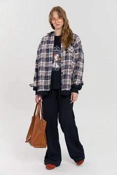 Рубашка М175 синий KUDA GLAZA GLYADYAT