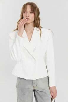 Жакет М179 молочный KUDA GLAZA GLYADYAT