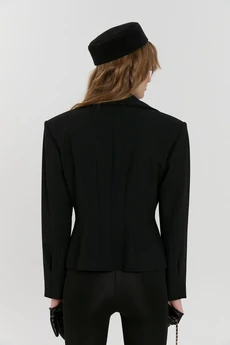 Жакет М179 черный KUDA GLAZA GLYADYAT