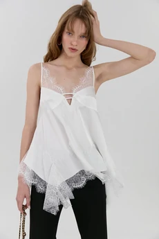 Топ М180 молочный KUDA GLAZA GLYADYAT