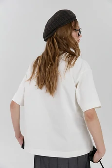 Футболка М181 Елизаветта белый KUDA GLAZA GLYADYAT