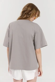 Футболка М181 Елизаветта светло-серый KUDA GLAZA GLYADYAT