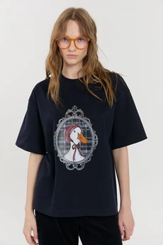 Футболка М181 гусыня KUDA GLAZA GLYADYAT