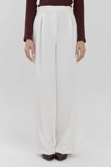 Брюки М245 молочный KUDA GLAZA GLYADYAT