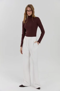 Брюки М245 молочный KUDA GLAZA GLYADYAT