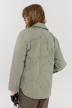 Куртка М504 зеленя дымка KUDA GLAZA GLYADYAT