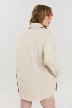 Куртка М504 молочный KUDA GLAZA GLYADYAT