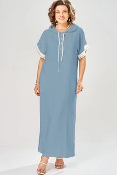 Платье 1150-2 синий KaVari plus size
