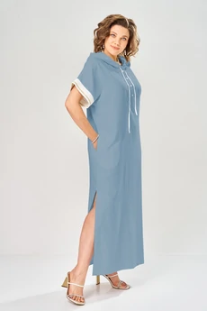 Платье 1150-2 синий KaVari plus size