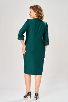 Платье 1158-3 зеленый KaVari plus size
