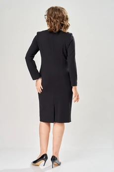 Платье 1160 черный KaVari plus size