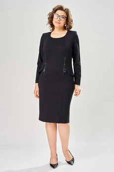 Платье 1160 черный KaVari plus size