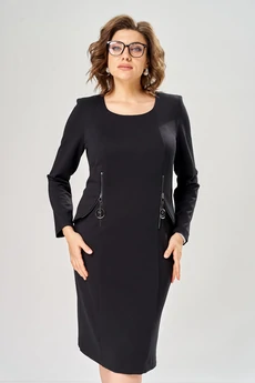 Платье 1160 черный KaVari plus size