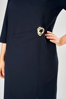 Платье 1162 синий KaVari plus size