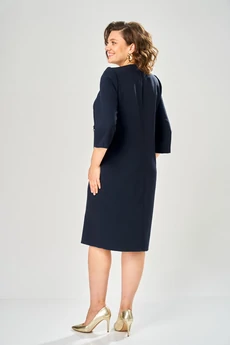 Платье 1162 синий KaVari plus size