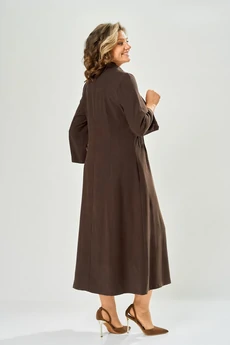 Платье 1164 коричневый KaVari plus size