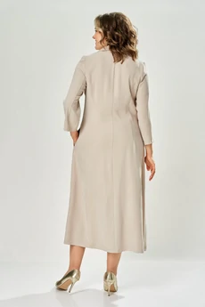Платье 1164-1 бежевый KaVari plus size