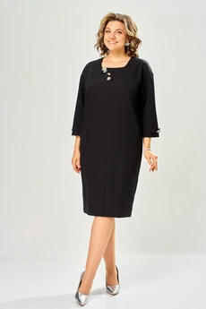 Платье 1165 черный KaVari plus size