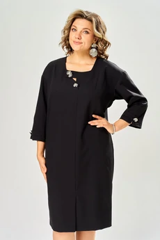 Платье 1165 черный KaVari plus size