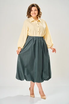 Юбка 2014 хаки KaVari plus size