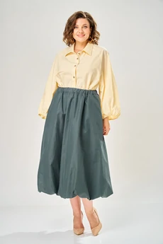 Юбка 2014 хаки KaVari plus size