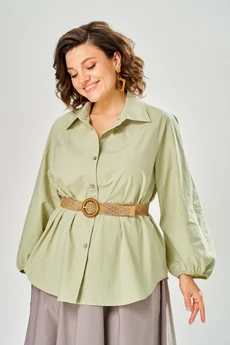 Рубашка 4033 олива KaVari plus size