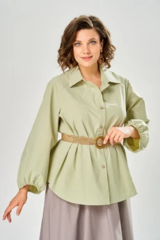 Рубашка 4033 олива KaVari plus size