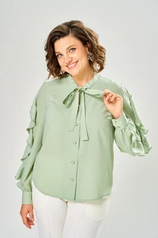 Блузка 4034-2 олива KaVari plus size